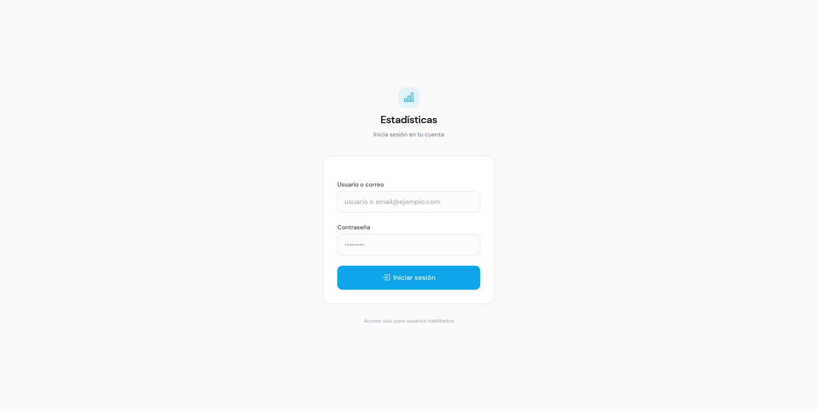 Estadisticas - Deshboard